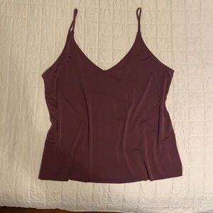 Burgundy tank top
